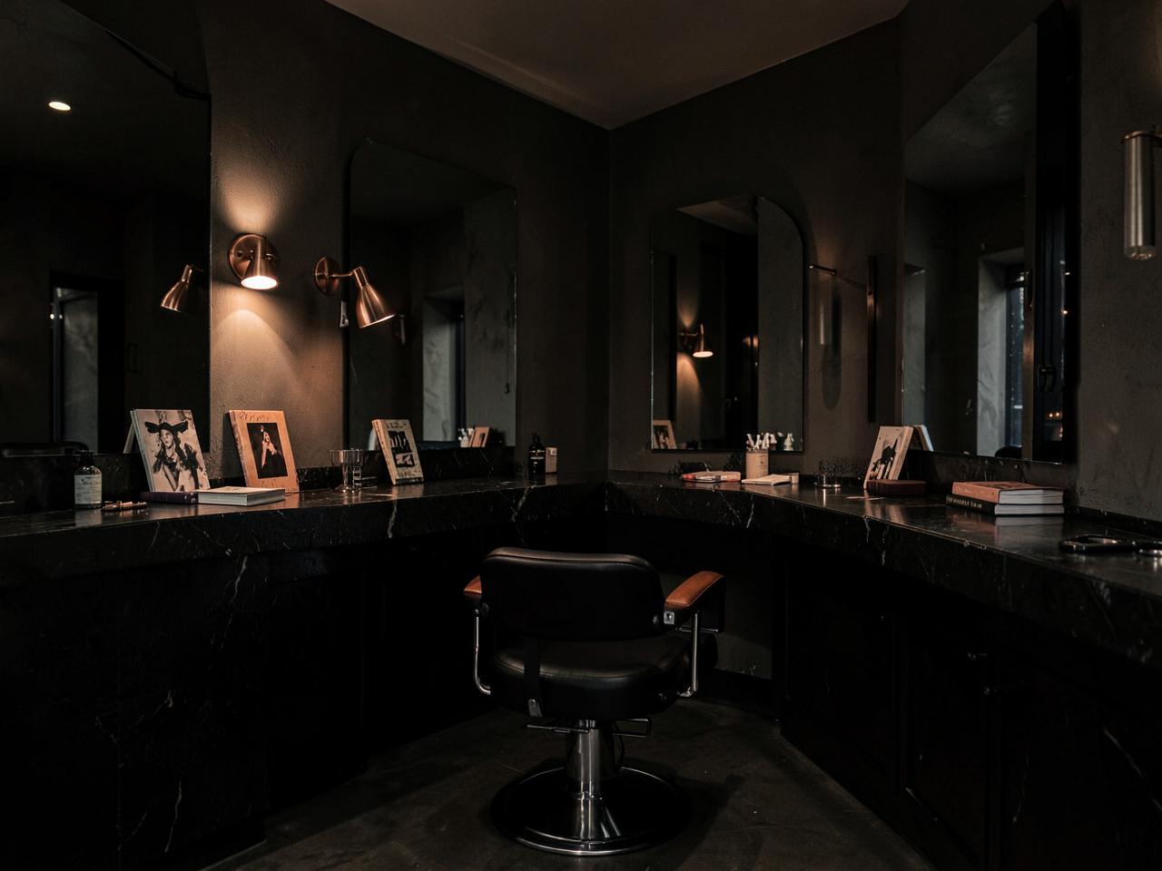 The private salon interior